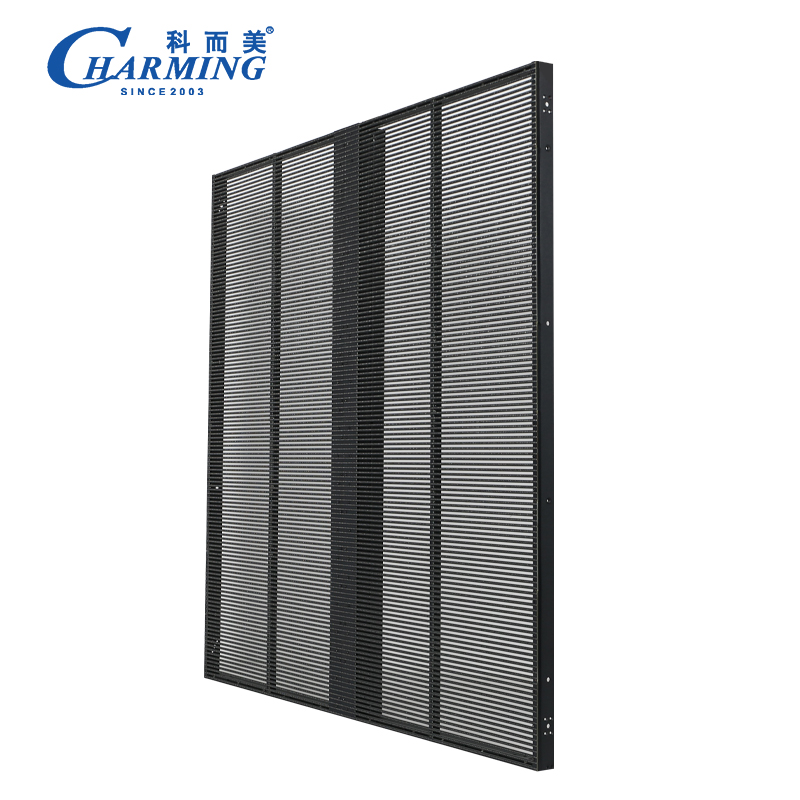 Full Color Transparent LED Video Wall 1000X500mm P3.91 Outdoor LED Display Cabinet