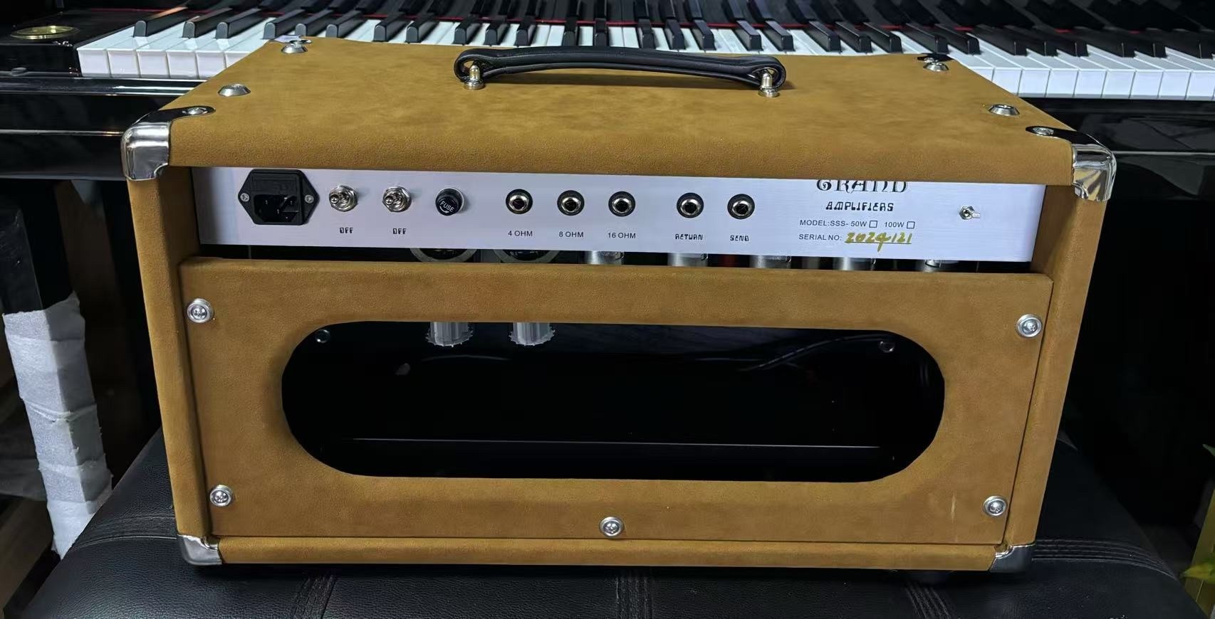 Custom Dumble Steel String Singer Clean Reverb Tone SSS20 ECC83S*5 EH 6V6*2, Handmade Grand Guitar Amp Head 20W 50W 100W Optional