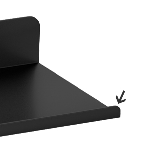 Wall Mounted Floating Shelves Wide Steel Display Ledges Large Storage Rack for Room/Kitchen/Office