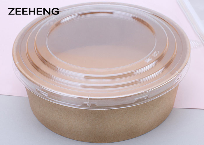 Disposable Food Grade Custom Printing Takeaway Salad Paper Bowl