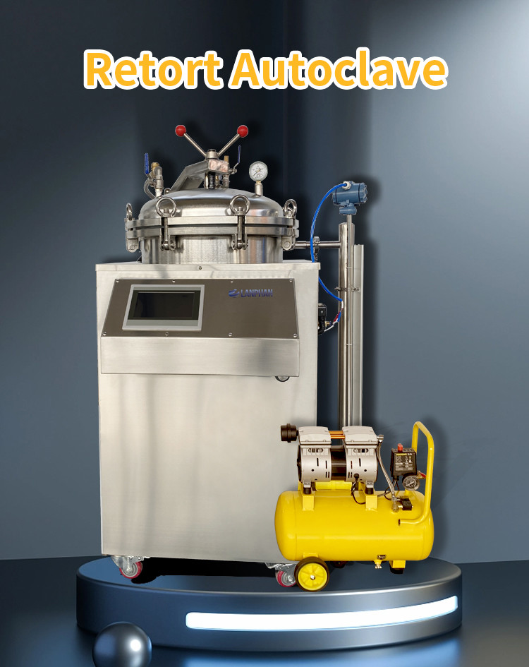 Automatic Sterilizer Retort Autoclave Laboratory Vertical Steam Water Bath Milk