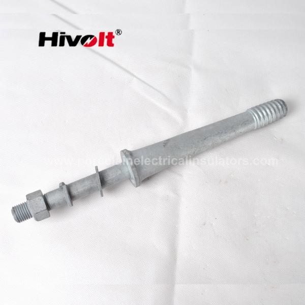 Adjusted Length Large Steel Head Spindle For BS Standard 33kV Pin Type