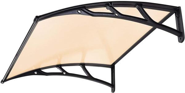 60x80CM Durable Window Awning Waterproof Door Window Awning Canopy Clear Rain