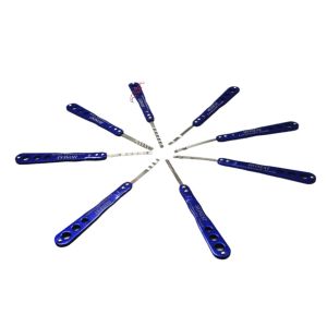 Safe Box Locksmith Tools 8 in 2 Lock Pick Set Hooks Lock Pick Set