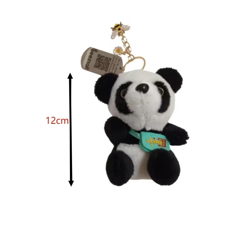 Cute Little Panda Keychain Sichuan Giant Panda Doll With Chain Pendant