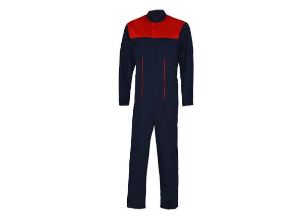 Ajustable Waist Twill Mens Work Coveralls 80% Poly 20 Cotton 180gsm Fabric