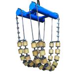 610mm Pipe Lifting And Lowering Equipment Roller Cradle Pipeline Construction