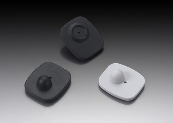 Security Tags for Retail Stores 48*42mm Dimension , ABS Material Clothing