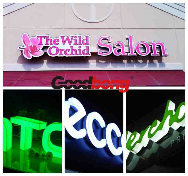 Customized Advertising Vacuum Forming Plastic Letters, outdoor channel letter signs