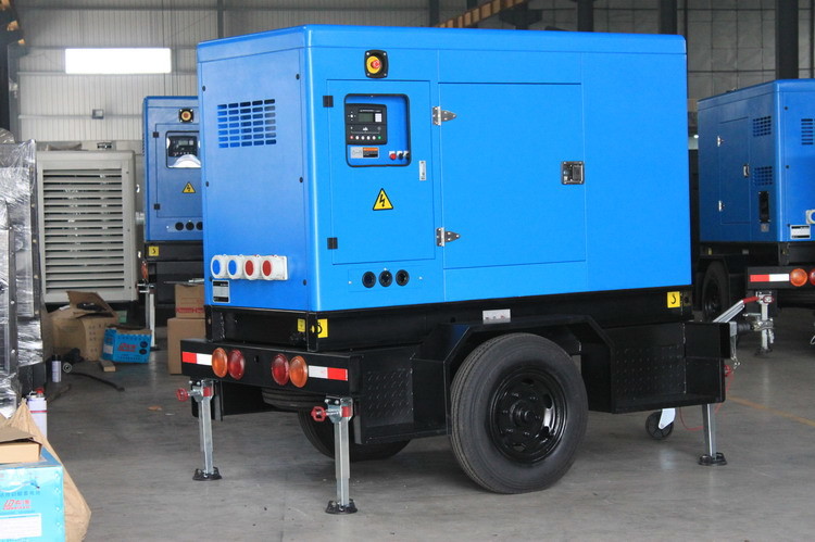 Standby 60 Kva Deutz Backup Portable Diesel Generator For Mobile Home BF4M2012