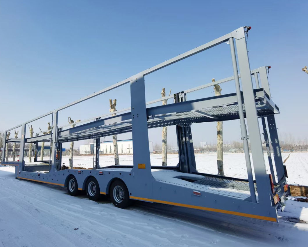 3 Axle Transport 8units Air Suspension Car Carrier Trailer