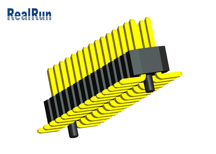  1.0mm Pitch Dual Row SMT Pin Header 0.75A With Location Post Manufactures