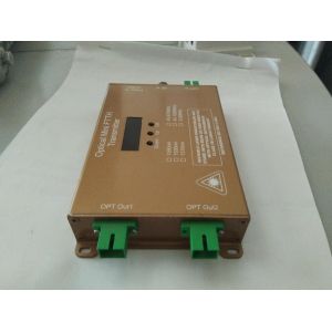 47~1000MHz Mini Optical Transmitter DFB Laser 2 Output Port RF Input 1 Optical