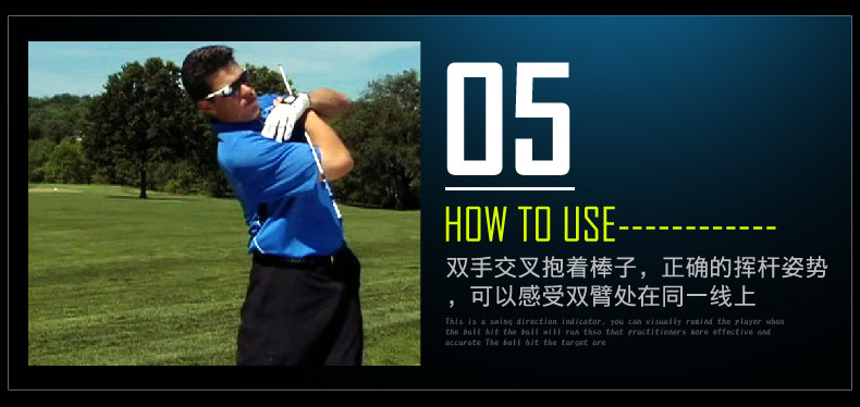 folded golf alignment stick , folding golf alignment sticks , two-double golf training aid