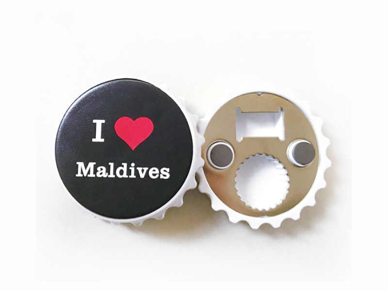 Custom Beer Company Brand Promotion Gift Plastic Bottle Cap Shape Fridge Magnet Beer Bottle Opener with Printed Logo