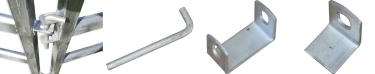 Metal Cattle / Horse Fence Panels / Portable Corral Panels Corrosion Resistant