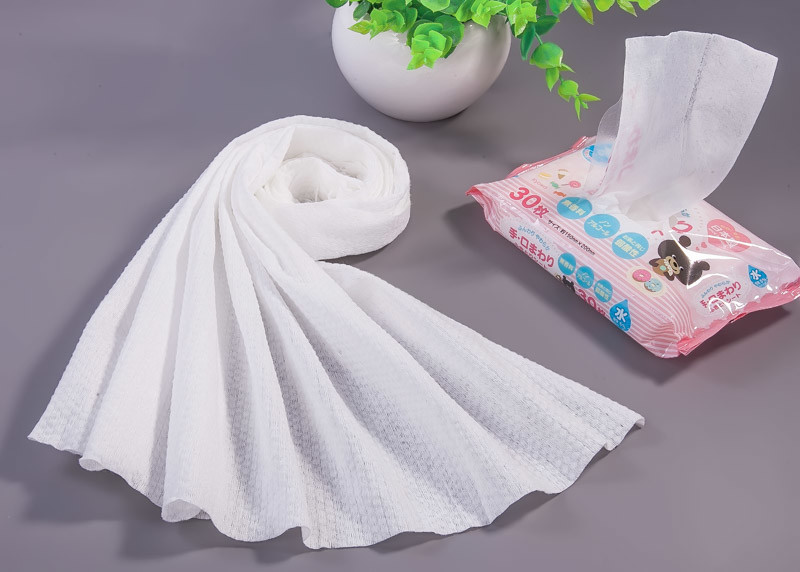 Eco Friendly 12cm 40gsm Garment Spunlace Non Woven Fabric