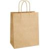 Buy cheap ISO Recyclable Brown Kraft Paper Sack Bags Custom Logo for food delivery from wholesalers