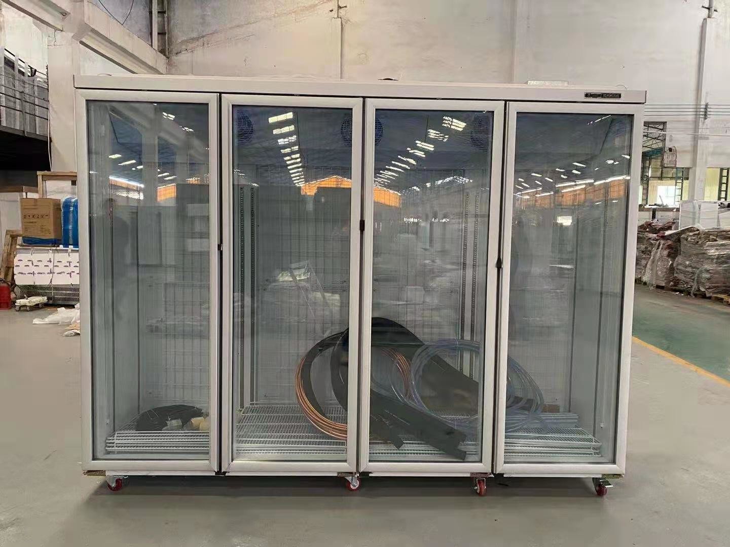 Supermarket Deluxe Split Vertical Refrigerating Display Case