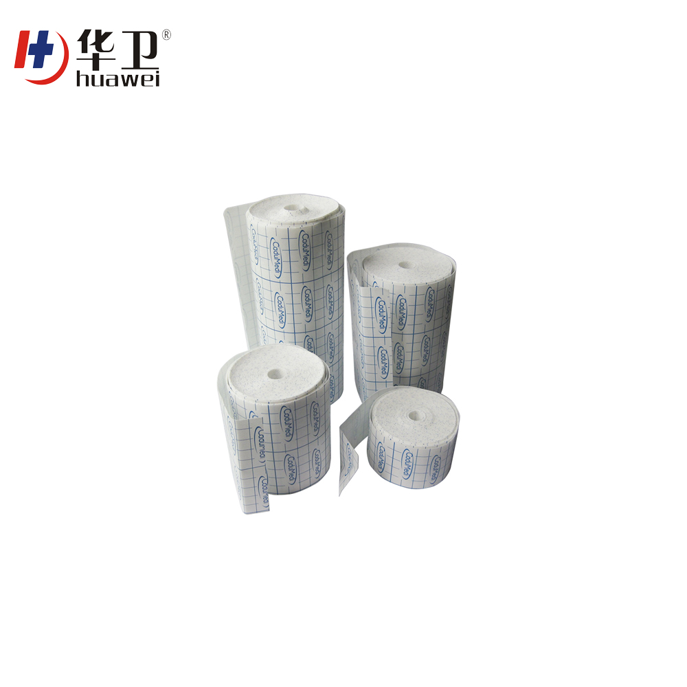 Non woven adhesive tape, fixing roll plaster Medical nonwoven adhesive wound care dressing