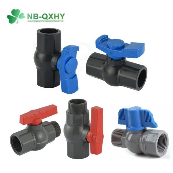 Plastic UPVC Valve Octagonal Ball Valve Female Male F/M Ball Valve UV Protection