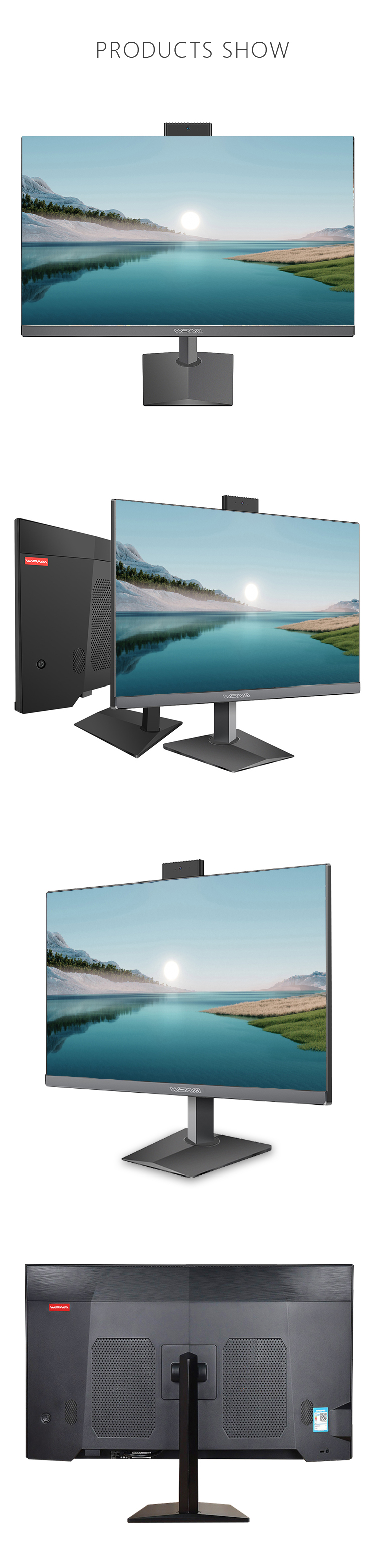 Upgraded Oem Full Hd Ssd Ddr4 64gb 23.6 Inch All In One Gaming Pc For Students Study