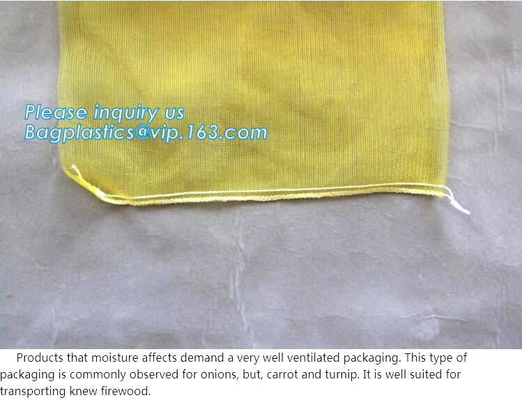 Reusable Solid Shopping Bag String Grocery Bag Shopper Cotton Tote Mesh Net Woven Portable Durable Shopping, BAGEASE