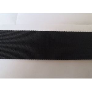 4cm Black Texture Polyester Webbing Tape / Strapworks Polyester Webbing