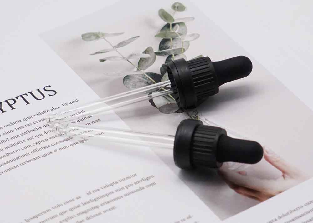 Pipette Glass Dropper With Different Lenghts Bamboo Dropper Caps For Bottles