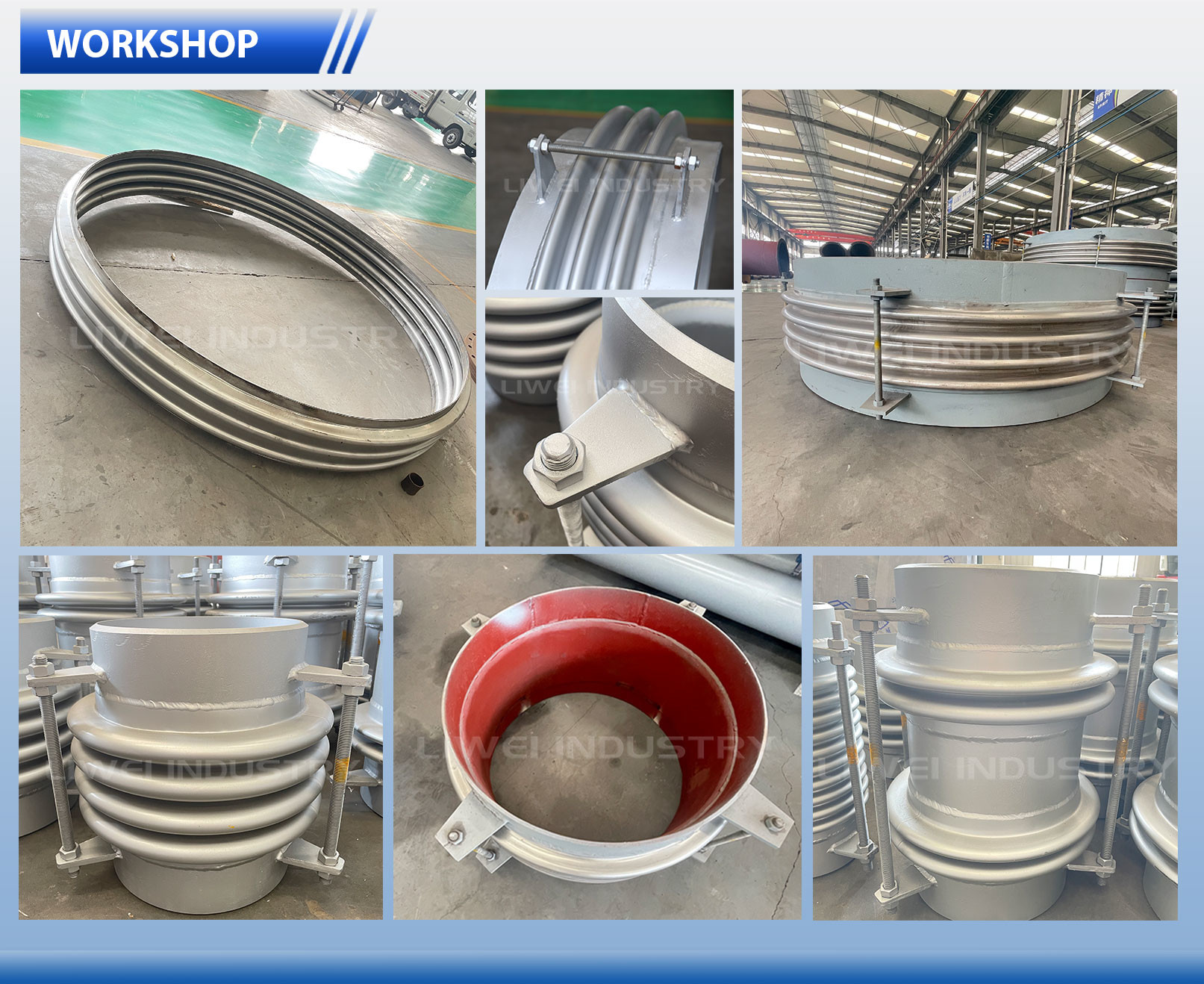 Easy Installation Metal Ripple Compensator Hot Dipped Galvanized