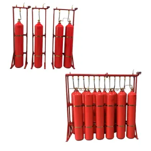 High Safety CO2 Extinguishing System for Enclosed Flooding Pattern in Office