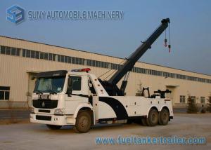 China Flat Bed RTR 35 HOWO 32 Ton Heavy Duty Rotator Wreckers 6X4 on sale