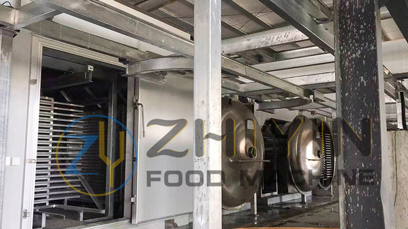 Integral Vacuum Fruit Vegetable Drying Machine 40L/Min 65Kw