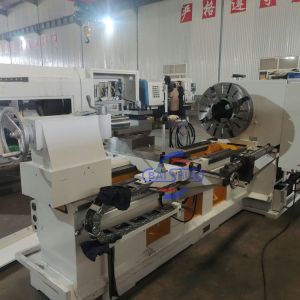 Fanuc CNC Pipe Threading Lathe QK1325 800mm Swing 250mm Threading