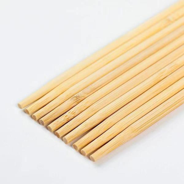 Japanese Disposable Customized Bamboo Round Chopstick,opp wrap,naked bamboo