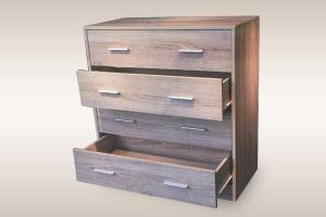  Antique Oak Timber Bedside Table Nightstand With 4 Drawers Manufactures