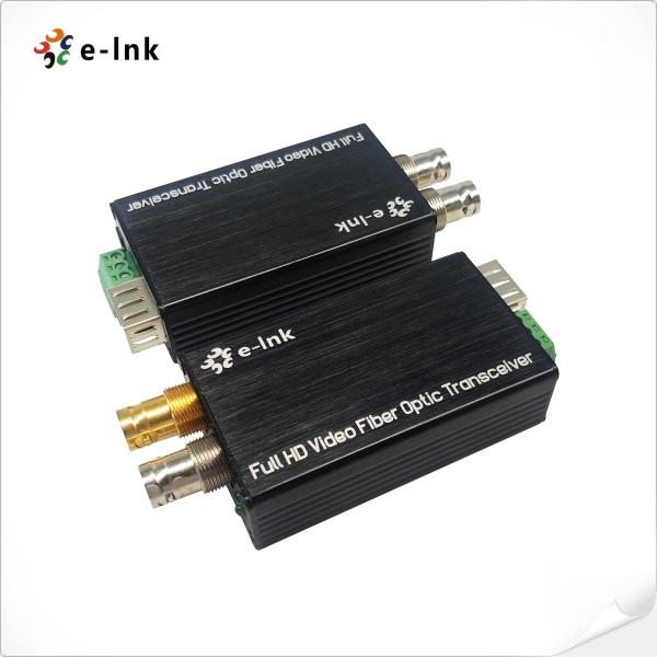 Desktop 1310nm SDI Fiber Optic Converter Single Mode LC Bi Directional
