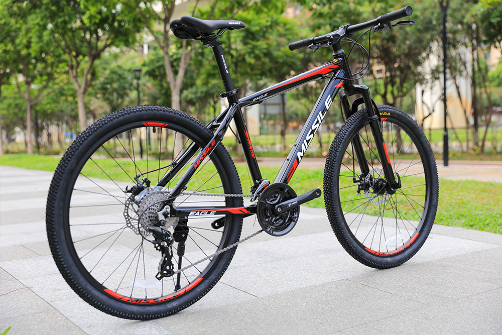 24 Speed Full Suspension Mountain Bike with Aluminum Frame and 26*1.95" Tire Width