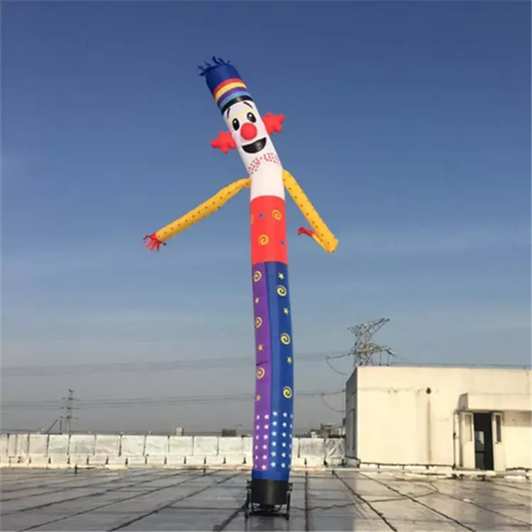 Hot Sale Custom Advertising Tube Man Outdoor Sports Giant Clown Advertising Inflatable Sky Air Dancer
