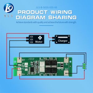 Solar Street Light Customized BMS , 3s 10a 12v NMC Battery Management System