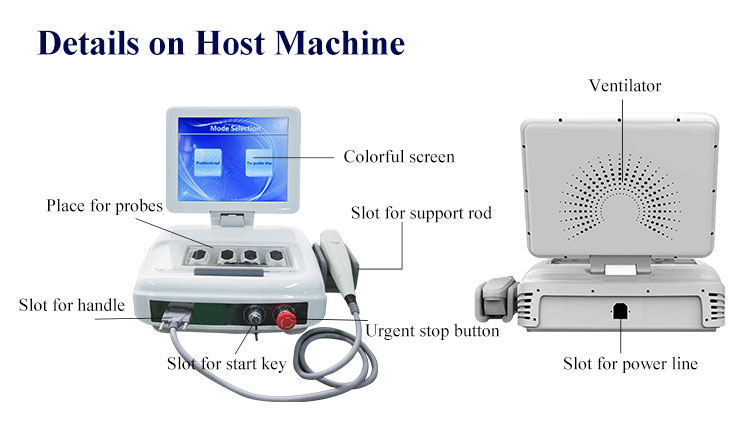MJH0 Ultrasound Face Lift Machine 3D Anti Wrinkle Skin Tightening Mejire Band