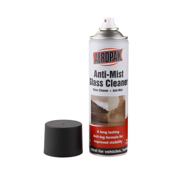 Long Lasting Anti Fog Aeropak Anti Mist Glass Cleaner 500ml Formula Improved