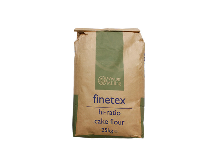 Double Layer 25kg Multiwall Kraft Paper Bags For Cat Litter Animal Feed Packaging