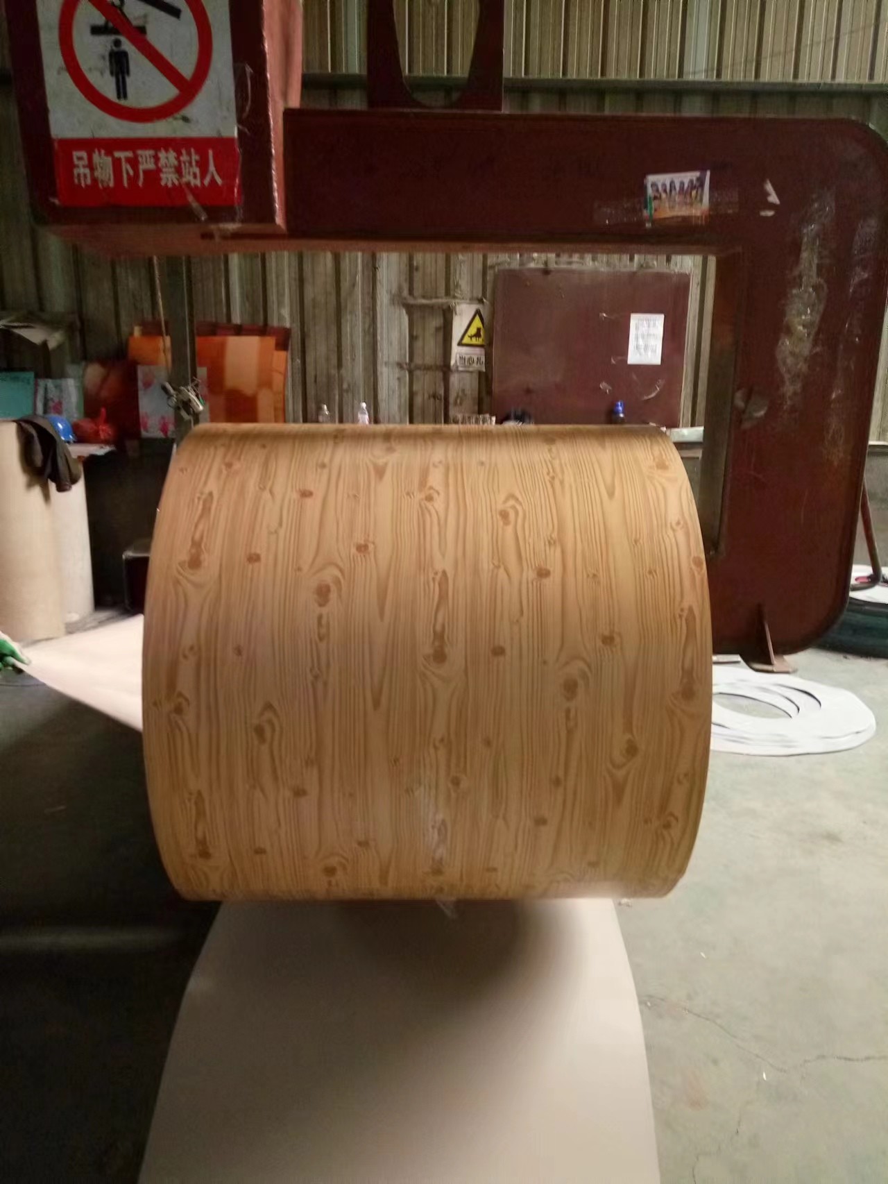 Printech Color Coil 50-Year Warranty 3003H24 Aluminium Coil 0.80*1200 PVDF Wood Grain Printech Color Coated Coil