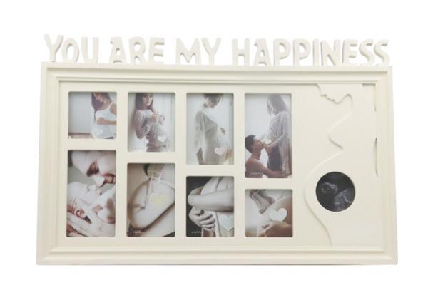 Quality Custom Shape First Year Monthly Photo Frame For Child / Baby Birthday for sale