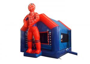 Kids Playground Spiderman Inflatable Bounce House Digital Printing