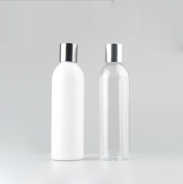 Supply PET 250 ml cream plastic lotion bottle packing bottle latex bottles with lids