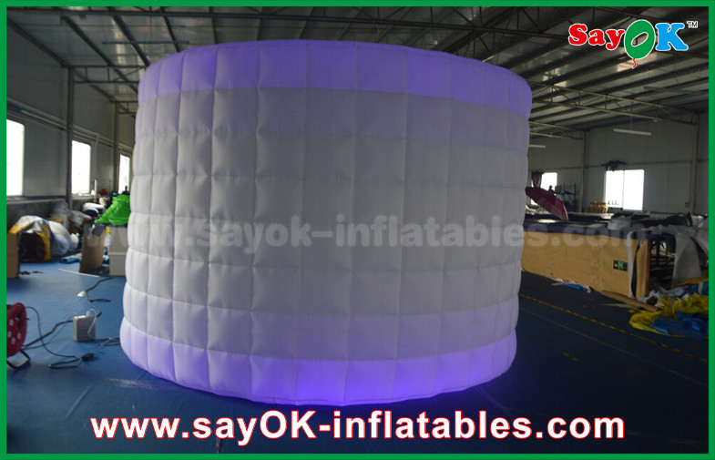 Photo Booth Backdrop Led Lighting Inflatable Photo Booth Enclosure Stand Photo Studio Wall