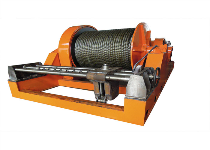 Customized Hydraulic Mooring Winch , 20000 Lb Hydraulic Winch With Cable Spooling Device