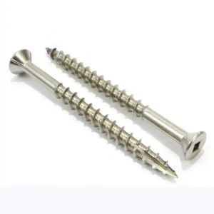 China Countersunk Head Self Tapping Drywall Screw Half Thread SS2205 2507 Plain Square Screw on sale
